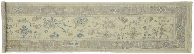 3 x 13 Modern Oushak Rug 51633
