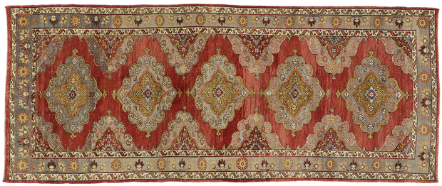 5 x 12 Vintage Oushak Rug 51797