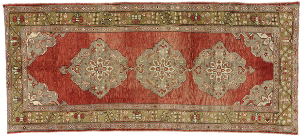 5 x 11 Vintage Oushak Rug 51800