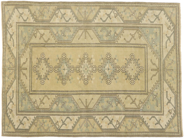 9 x 12 Vintage Oushak Rug 51849