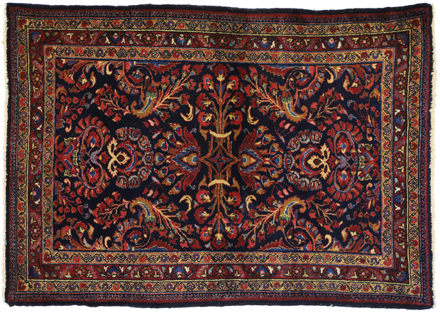 4 x 5 Antique Persian Lillian Rug 76857