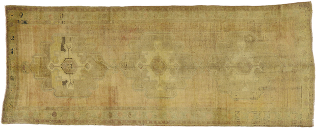 5 x 12 Vintage Turkish Oushak Rug 50296