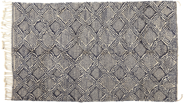 6 x 10 Modern Beni Mrirt High-Low Moroccan Rug 20667