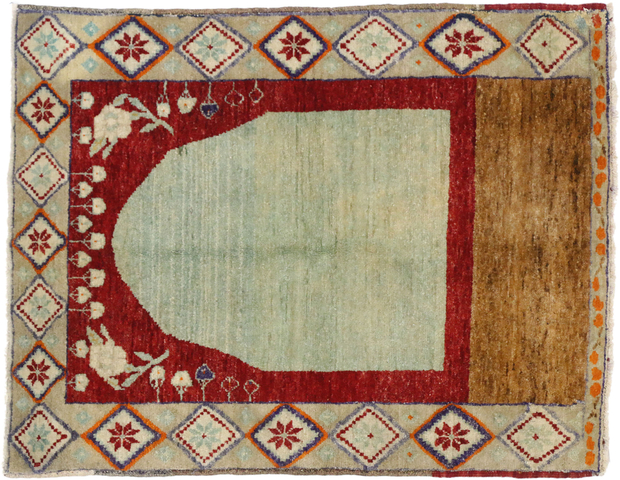 3 x 4 Vintage Oushak Rug 52319