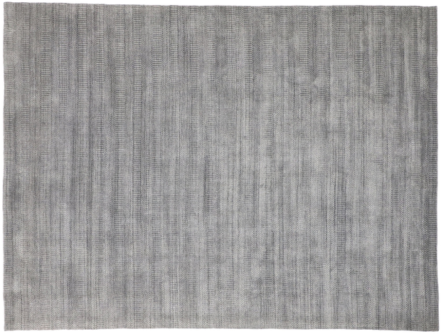 9 x 12 New Transitional Gray Area Rug with Modern Style 30439
