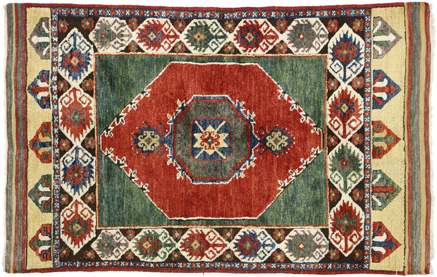 3 x 5 Vintage Turkish Oushak Rug 52444