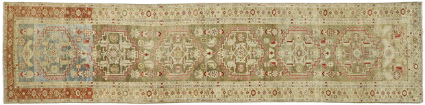 3 x 13 Vintage Oushak Rug 52627