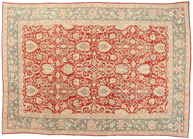 10 x 14 Antique Persian Mahal Rug 52680
