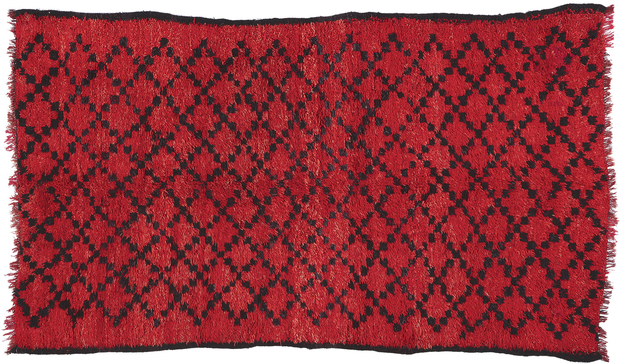 6 x 10 Vintage Red Beni MGuild Moroccan Rug 20949