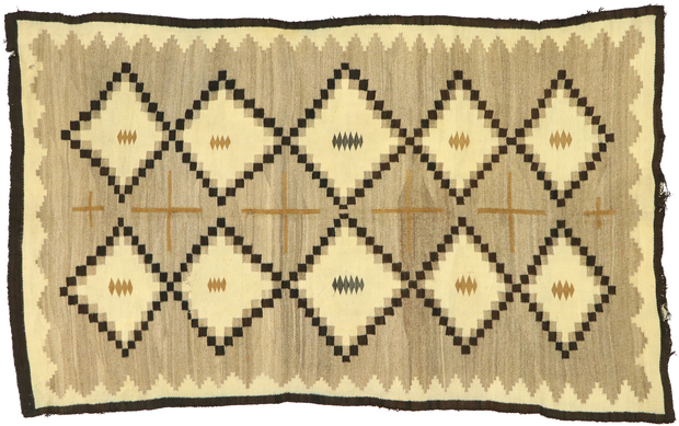 5 x 8 Antique Crystal Navajo Rug 77459