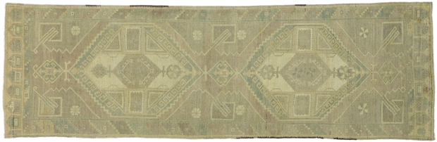 4 x 13 Vintage Turkish Oushak Rug 51023