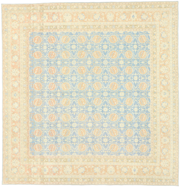 9 x 9 Vintage Portuguese Khotan Rug 53034