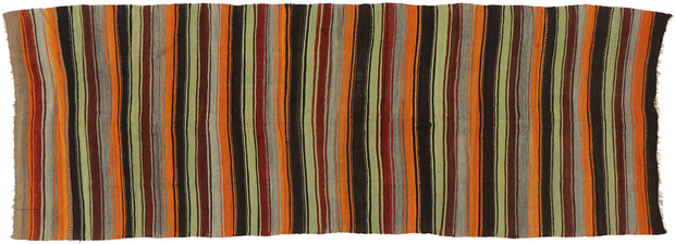 5 x 13 Vintage Turkish Kilim Runner 53123