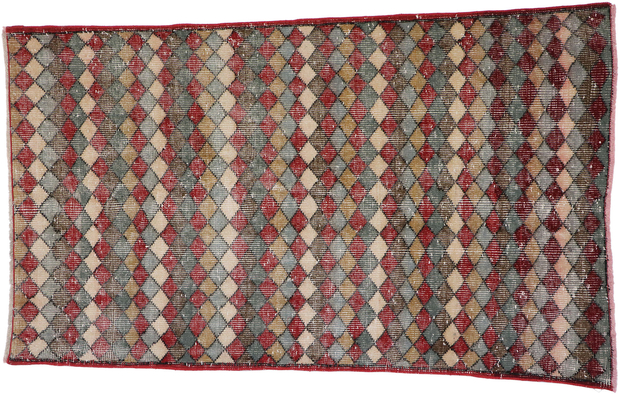 3 x 5 Vintage Turkish Sivas Rug 53321