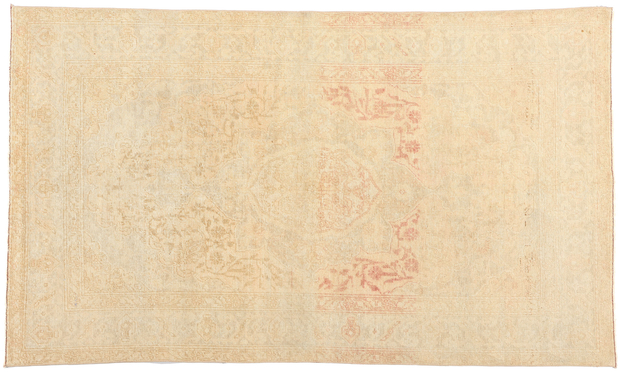 4 x 7 Distressed Vintage Muted Turkish Sivas Rug 53472