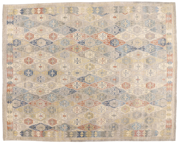 12 x 15 Vintage-Inspired Oushak Rug 30626