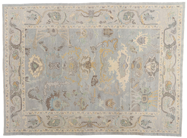 9 x 12 Modern Turkish Oushak Rug 53491
