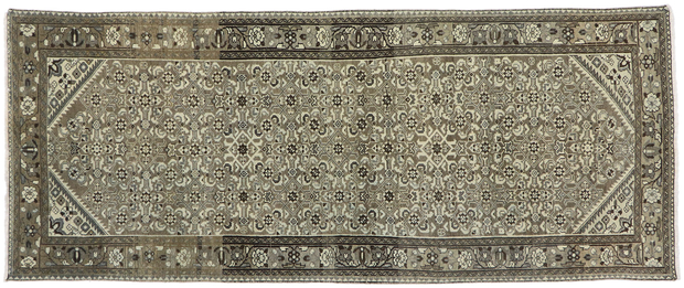 4 x 9 Antique Persian Mahal Runner 60878