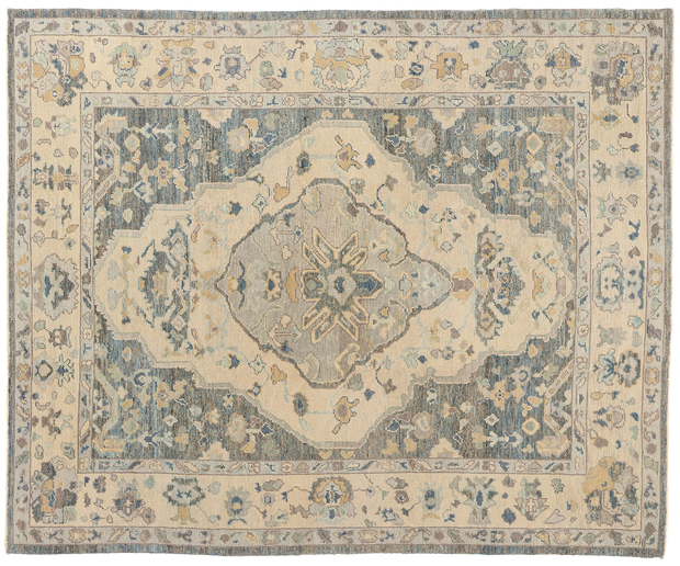8 x 10 Modern Turkish Oushak Rug 53556