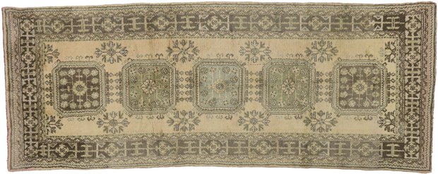 5 x 12 Vintage Turkish Oushak Rug 51145