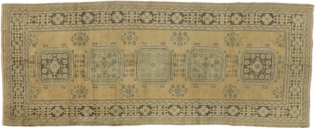 5 x 12 Vintage Turkish Oushak Rug 51146