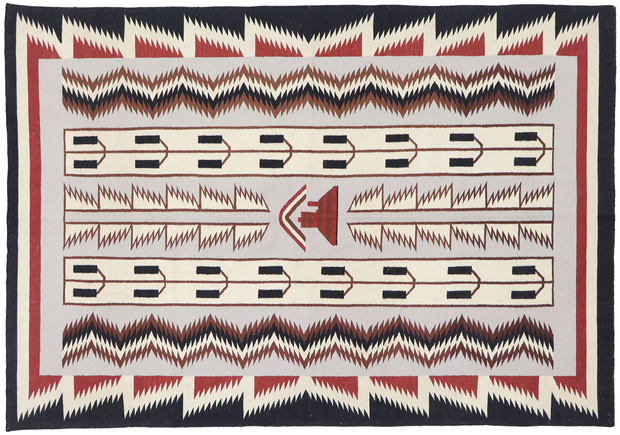 6 x 9 Vintage Maramures Romanian Kilim Rug 77922
