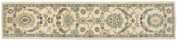 3 x 14 Modern Persian Sultanabad Rug 60914