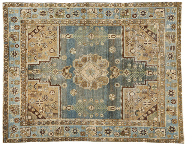 5 x 7 Antique Persian Afshar Rug 60922