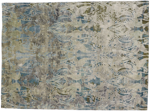9 x 12 Vintage High-Low Tibetan Rug 78096