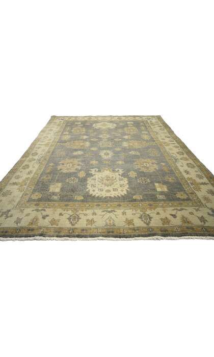 6 x 9 Vintage-Inspired Oushak Rug 30189