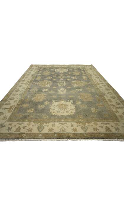 6 x 9 Vintage-Inspired Oushak Rug 30190