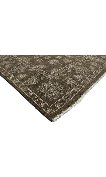 8 x 12 Contemporary Brown Oushak Rug 30295