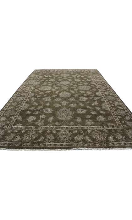 8 x 12 Contemporary Brown Oushak Rug 30295