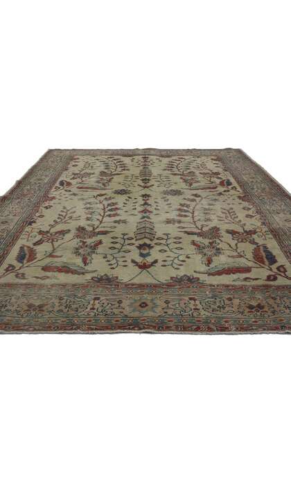 7 x 10 Vintage Turkish Sivas Rug 51537