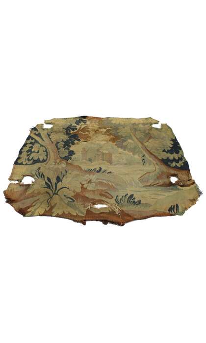 2 x 3 Antique French Aubusson Tapestry 76677