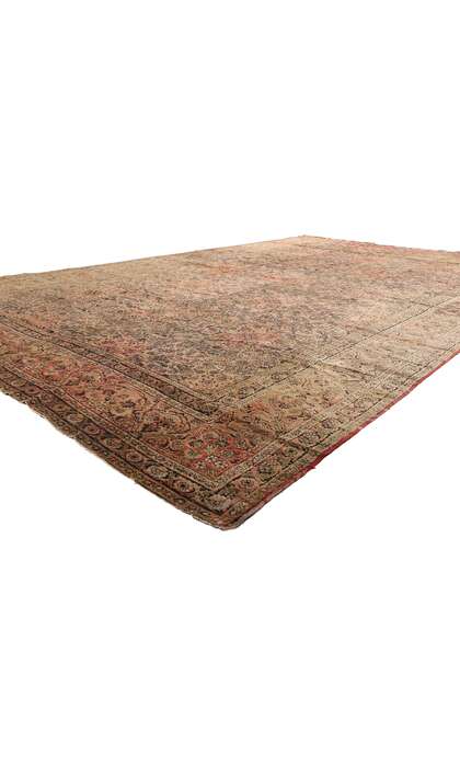 11 x 18 Late 19th Century Antique Indian Agra Rug 71060
