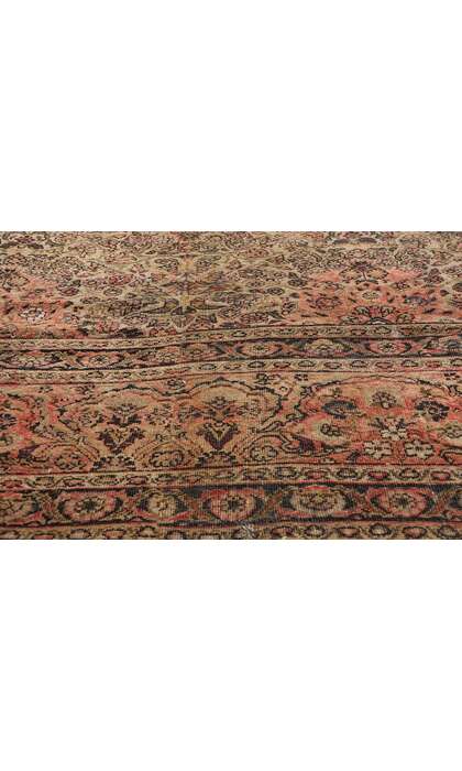 11 x 18 Late 19th Century Antique Indian Agra Rug 71060