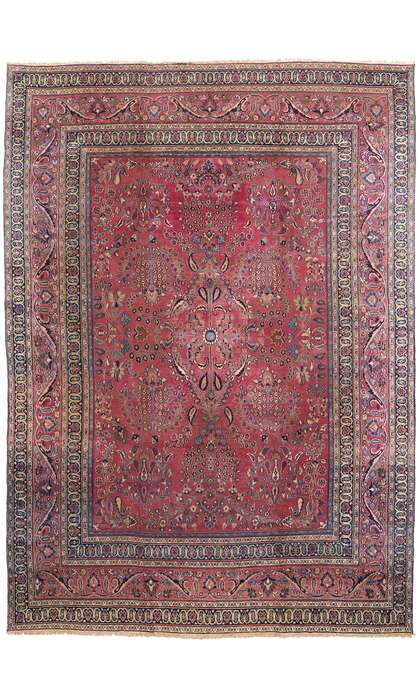 11 x 16 Late 19th Century Antique Persian Khorassan Rug 71924