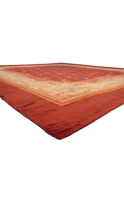 17 x 21 Late 19th Century Antique French Savonnerie Rug 73397