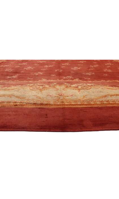 17 x 21 Late 19th Century Antique French Savonnerie Rug 73397