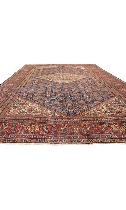 11 x 17 Late 19th Century Antique Persian Farahan Rug 73023