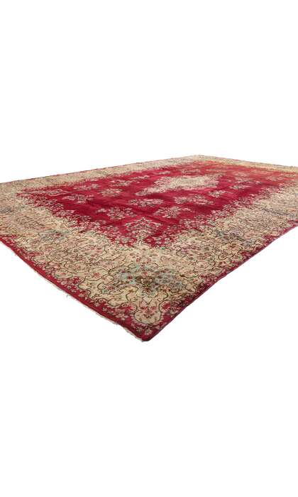 11 x 17 Antique Red Persian Kerman Rug 76516