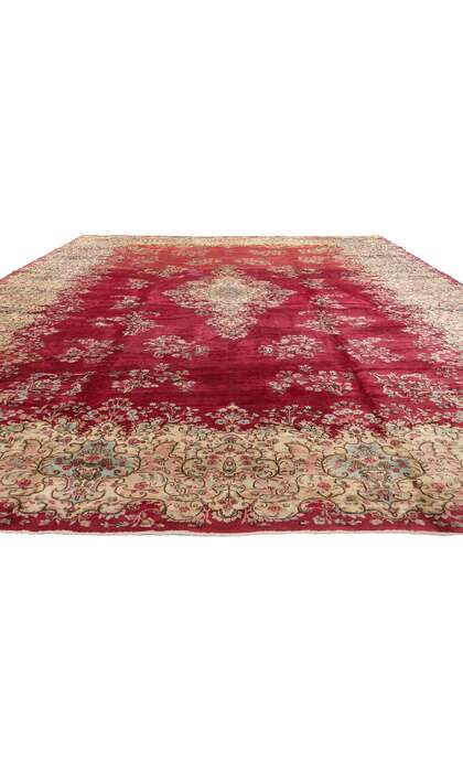 11 x 17 Antique Red Persian Kerman Rug 76516