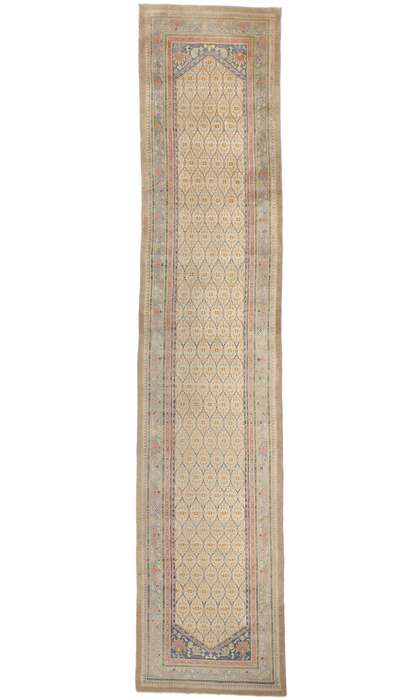 4 x 20 Extra-Long Antique Persian Kerman Rug Runner 79104