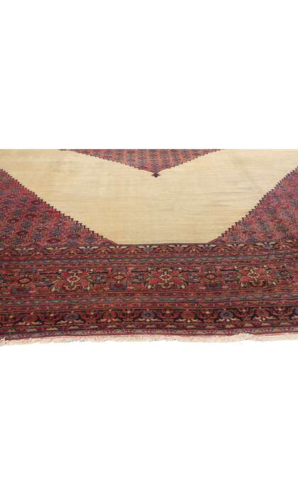 14 x 16 Late 19th Century Antique Persian Khorassan Rug 74232