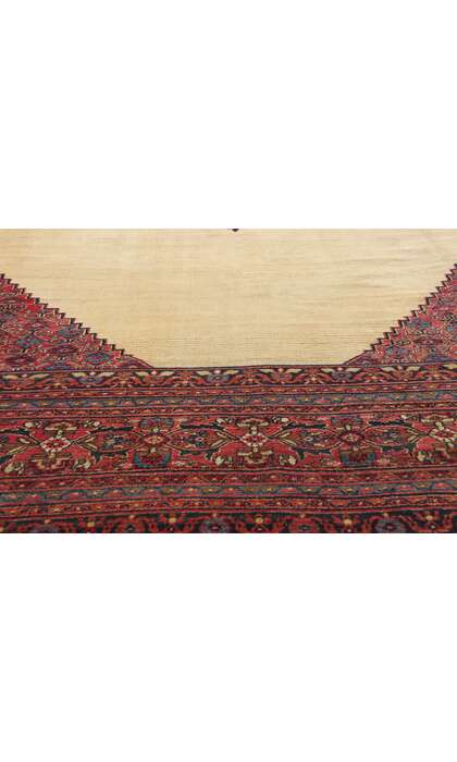 14 x 16 Late 19th Century Antique Persian Khorassan Rug 74232