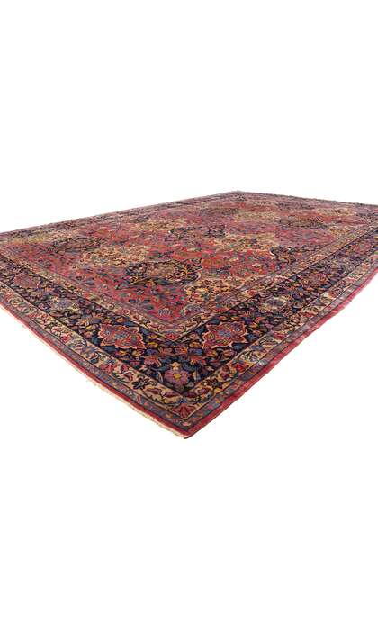 11 x 17 Antique Persian Lilihan Rug 77565