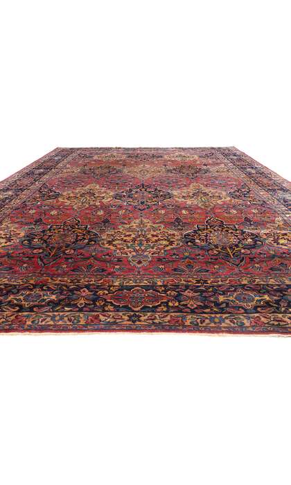 11 x 17 Antique Persian Lilihan Rug 77565