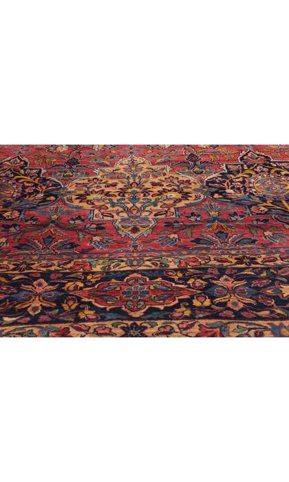 11 x 17 Antique Persian Lilihan Rug 77565