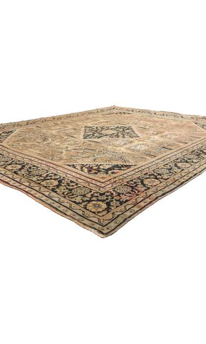 10 x 12 Late 19th Century Antique Persian Mahal Rug 76729